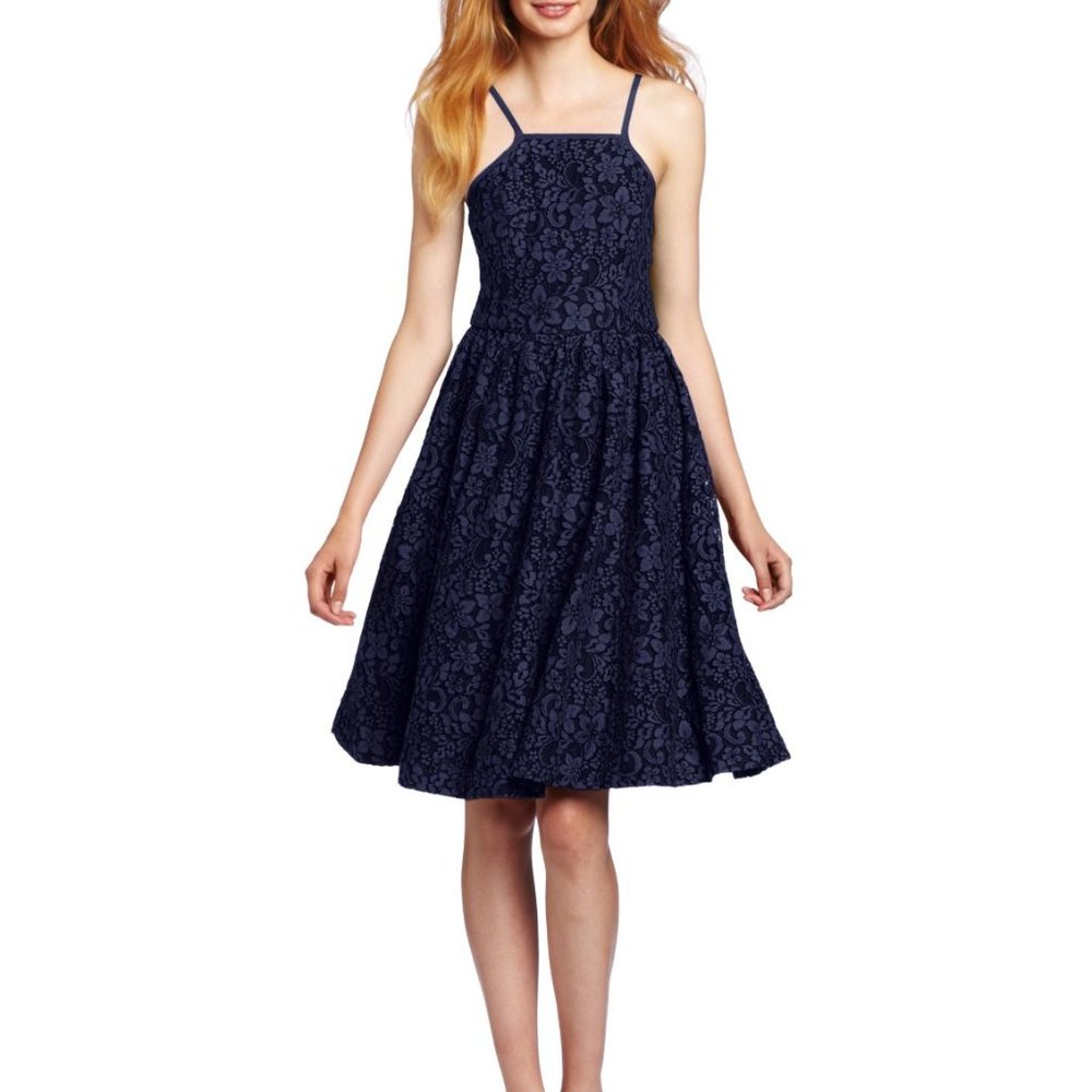 Tracy Reese Cocktail Frock Midnight Navy size 0